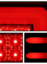Spyder Auto Black LED Taillights with Light Bar for 2015-2016 Chevrolet Silverado 3500HD Dually                                     - ALT-YD-CS14-LBLED-BK - Image 7