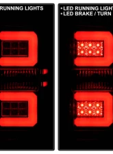 Spyder Auto Black LED Taillights with Light Bar for 2015-2016 Chevrolet Silverado 3500HD Dually                                     - ALT-YD-CS14-LBLED-BK - Image 9