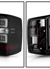 Spyder Auto Black Smoke LED Taillights with Light Bar for 2015-2016 Chevrolet Silverado 3500HD Dually                                     - ALT-YD-CS14-LBLED-BSM - Image 2