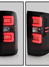Spyder Auto Black Smoke LED Taillights with Light Bar for 2015-2016 Chevrolet Silverado 3500HD Dually                                     - ALT-YD-CS14-LBLED-BSM - Image 8