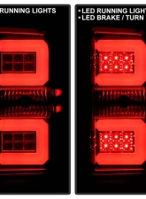 Spyder Auto Red Clear LED Taillights with Light Bar for 2015-2016 Chevrolet Silverado 3500HD Dually                                     - ALT-YD-CS14-LBLED-RC - Image 9