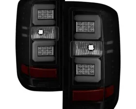 Spyder Auto LED Tail Lights Black Smoke for 2016-2017 Chevrolet Silverado 1500