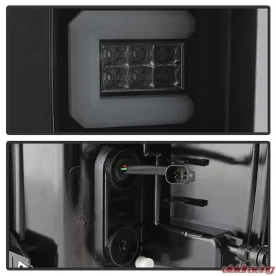 Spyder Auto LED Tail Lights Black Smoke for 2016-2017 Chevrolet Silverado 1500 - ALT-YD-CS16-LED-BSM
