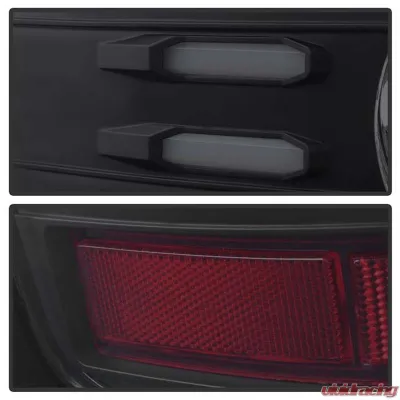 Spyder Auto LED Tail Lights Black Smoke for 2016-2017 Chevrolet Silverado 1500 - ALT-YD-CS16-LED-BSM