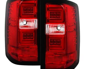 Spyder Auto LED Tail Lights Red Clear for Chevrolet Silverado 2016-2017