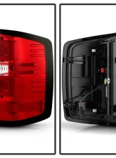 Spyder Auto LED Tail Lights Red Clear for Chevrolet Silverado 2016-2017                                     - ALT-YD-CS16-LED-RC - Image 2