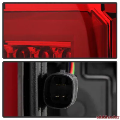 Spyder Auto LED Tail Lights Red Clear for Chevrolet Silverado 2016-2017 - ALT-YD-CS16-LED-RC