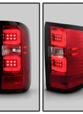 Spyder Auto LED Tail Lights Red Clear for Chevrolet Silverado 2016-2017                                     - ALT-YD-CS16-LED-RC - Image 9