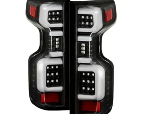 Spyder Auto LED Tail Light Black for Chevrolet Silverado 2019-2020 Halogen Model