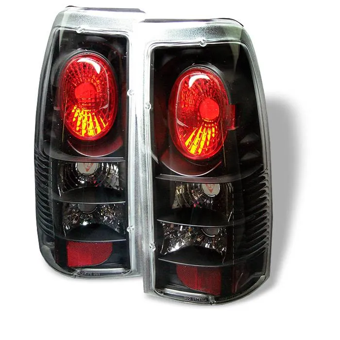 Spyder Auto Altezza Black Tail Lights Chevrolet Silverado & GMC Sierra 1500/2500/3500 1999-2002 - ALT-YD-CS99-BK