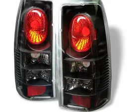 Spyder Auto Altezza Black Tail Lights for Chevrolet Silverado & GMC Sierra 1999-2002