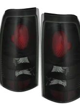 Spyder Auto Black Smoke Euro Style Taillights for GMC Sierra 1500|2500|3500 1999-2003                                     - ALT-YD-CS99-BSM - Image 5