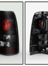 Spyder Auto Black Smoke Euro Style Taillights for GMC Sierra 1500|2500|3500 1999-2003                                     - ALT-YD-CS99-BSM - Image 2