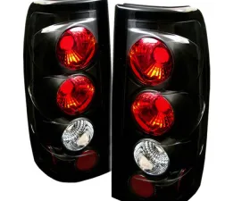 Spyder Auto Altezza Black Tail Lights G2 for 1999-2002 Chevrolet Silverado & GMC Sierra