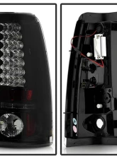 Spyder Auto Black Smoke LED Taillights for GMC Sierra 1500 2500 3500 1999-2003                                     - ALT-YD-CS99-LED-BSM - Image 2