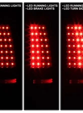 Spyder Auto Black Smoke LED Taillights for GMC Sierra 1500 2500 3500 1999-2003                                     - ALT-YD-CS99-LED-BSM - Image 9