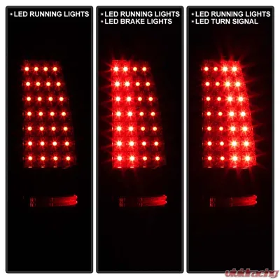Spyder Auto Black Smoke LED Taillights for GMC Sierra 1500 2500 3500 1999-2003 - ALT-YD-CS99-LED-BSM