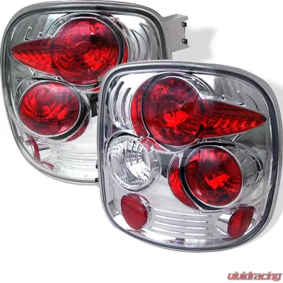 Spyder Auto Chrome Euro Style Taillights for 1999-2004 Chevrolet Silverado 2500 Stepside - ALT-YD-CS99STS-C