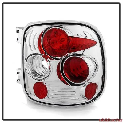 Spyder Auto Chrome Euro Style Taillights for 1999-2004 Chevrolet Silverado 2500 Stepside - ALT-YD-CS99STS-C