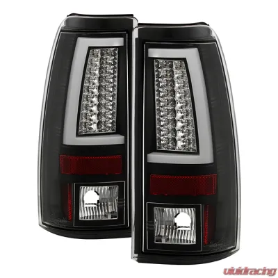 Spyder Auto Black LED Version 2 Taillights for GMC Sierra 1500 2500 3500 1999-2003 - ALT-YD-CS99V2-LED-BK