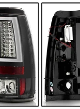 Spyder Auto Black LED Version 2 Taillights for GMC Sierra 1500 2500 3500 1999-2003                                     - ALT-YD-CS99V2-LED-BK - Image 2