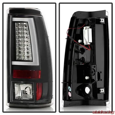 Spyder Auto Black LED Version 2 Taillights for GMC Sierra 1500 2500 3500 1999-2003 - ALT-YD-CS99V2-LED-BK