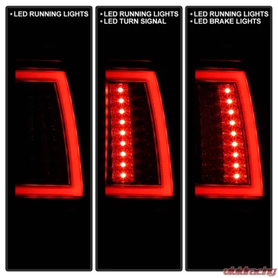 Spyder Auto Black LED Version 2 Taillights for GMC Sierra 1500 2500 3500 1999-2003 - ALT-YD-CS99V2-LED-BK