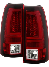 Spyder Auto Red Clear LED Taillights for GMC Sierra 1500|2500|3500 1999-2003                                     - ALT-YD-CS99V2-LED-RC - Image 9