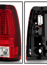 Spyder Auto Red Clear LED Taillights for GMC Sierra 1500|2500|3500 1999-2003                                     - ALT-YD-CS99V2-LED-RC - Image 2