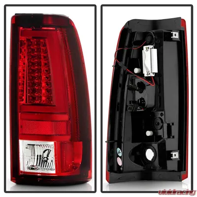 Spyder Auto Red Clear LED Taillights for GMC Sierra 1500|2500|3500 1999-2003 - ALT-YD-CS99V2-LED-RC