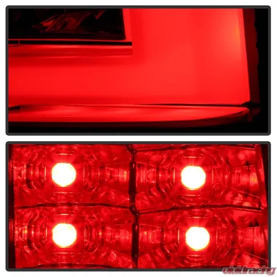 Spyder Auto Red Clear LED Taillights for GMC Sierra 1500|2500|3500 1999-2003 - ALT-YD-CS99V2-LED-RC