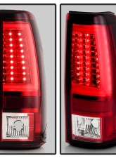 Spyder Auto Red Clear LED Taillights for GMC Sierra 1500|2500|3500 1999-2003                                     - ALT-YD-CS99V2-LED-RC - Image 8