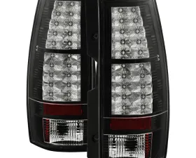 Spyder Auto LED Black Tail Lights for Chevrolet Suburban, Tahoe, GMC Yukon 2007-2010