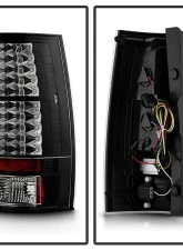 Spyder Auto LED Black Tail Lights for Chevrolet Suburban, Tahoe, GMC Yukon 2007-2010                                     - ALT-YD-CSUB07-LED-BK - Image 2