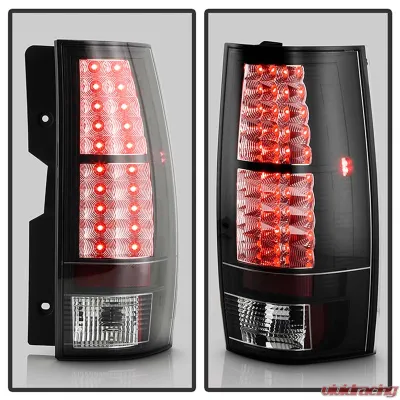 Spyder Auto LED Black Tail Lights for Chevrolet Suburban, Tahoe, GMC Yukon 2007-2010 - ALT-YD-CSUB07-LED-BK