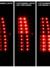 Spyder Auto LED Black Tail Lights for Chevrolet Suburban, Tahoe, GMC Yukon 2007-2010                                     - ALT-YD-CSUB07-LED-BK - Image 9