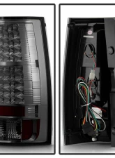 Spyder Auto Smoke LED Taillights for GMC Yukon Denali 2007-2014, Custom Fit                                     - ALT-YD-CSUB07-LED-SM - Image 2