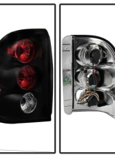 Spyder Auto Black Euro Style Taillights for Chevrolet TrailBlazer 2002-2009                                     - ALT-YD-CTB02-BK - Image 2