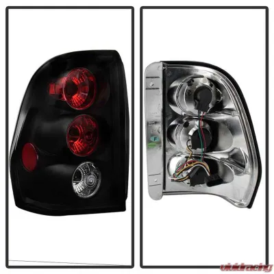 Spyder Auto Black Euro Style Taillights for Chevrolet TrailBlazer 2002-2009 - ALT-YD-CTB02-BK