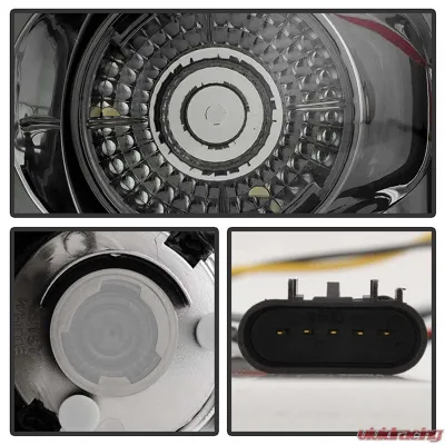 Spyder Auto Smoke Euro Style Taillights for Chevrolet TrailBlazer 2002-2009 - ALT-YD-CTB02-SM