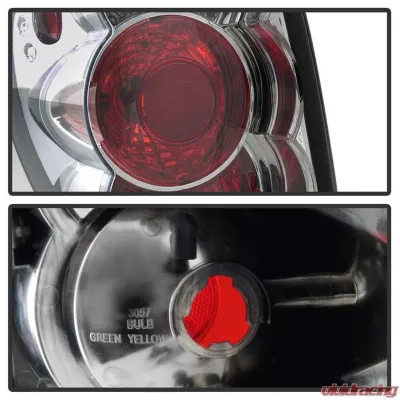 Spyder Auto Chrome Euro Style Taillights for Dodge Caravan/Grand Caravan 2001-2007 - ALT-YD-DC01-C