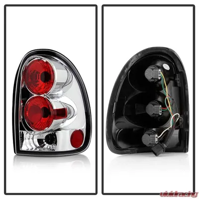 Spyder Auto Chrome Euro Style Taillights for Plymouth Voyager/Grand Voyager 1996-2000 - ALT-YD-DC96-C