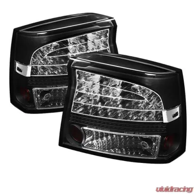 Spyder Auto Black LED Taillights for Dodge Charger 2009-2010, ALT-YD-DCH09-LED-BK - ALT-YD-DCH09-LED-BK