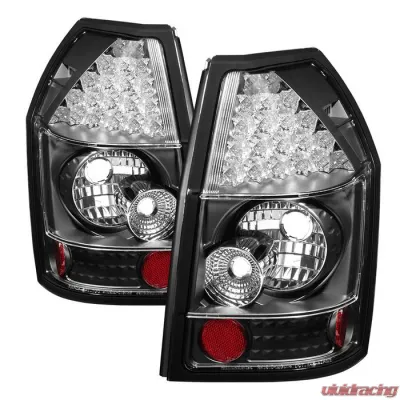 Spyder Auto LED Black Tail Lights for Dodge Magnum 2005-2008, ALT-YD-DMAG05-LED-BK - ALT-YD-DMAG05-LED-BK