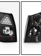 Spyder Auto LED Black Tail Lights for Dodge Magnum 2005-2008, ALT-YD-DMAG05-LED-BK                                     - ALT-YD-DMAG05-LED-BK - Image 2