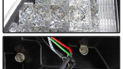 Spyder Auto LED Black Tail Lights for Dodge Magnum 2005-2008, ALT-YD-DMAG05-LED-BK                                     - ALT-YD-DMAG05-LED-BK - Image 3