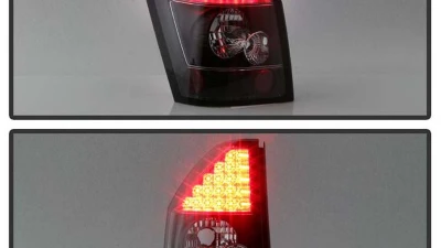 Spyder Auto LED Black Tail Lights for Dodge Magnum 2005-2008, ALT-YD-DMAG05-LED-BK                                     - ALT-YD-DMAG05-LED-BK - Image 8