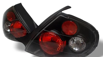 Spyder Auto Altezza Black Tail Lights for Dodge Neon 2000-2002, Custom Fit, Durable Design                                     - ALT-YD-DN00-BK - Image 5