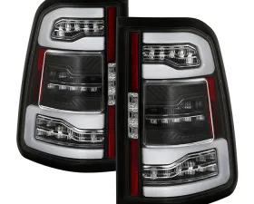 Spyder Auto LED Tail Light Sequential Turn Signal Black Halogen for Dodge Ram 1500 2019-2020