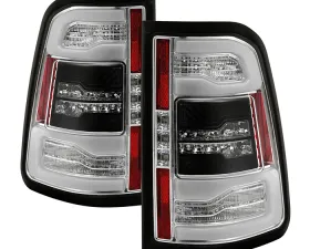 Spyder Auto LED Tail Light Sequential Turn Signal Chrome Halogen for Dodge Ram 1500 2019-2020